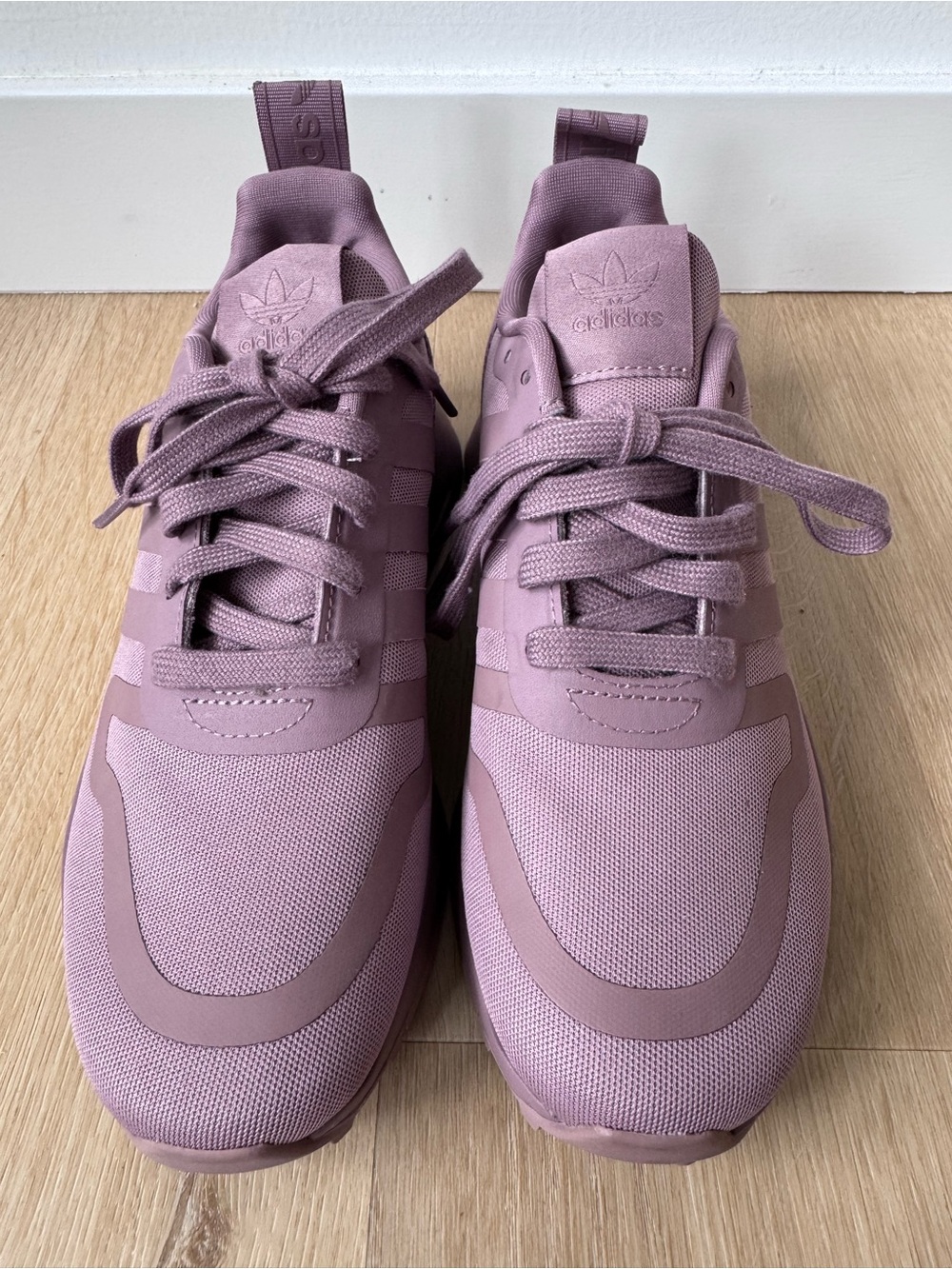 adidas Women’s Mauve Lace-Up Athletic Sneakers